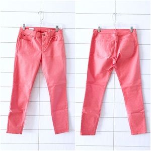 Gap Pink White Polka Dot Skinny Jean Legging